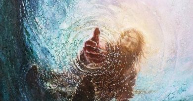 Jesus salva de las aguas