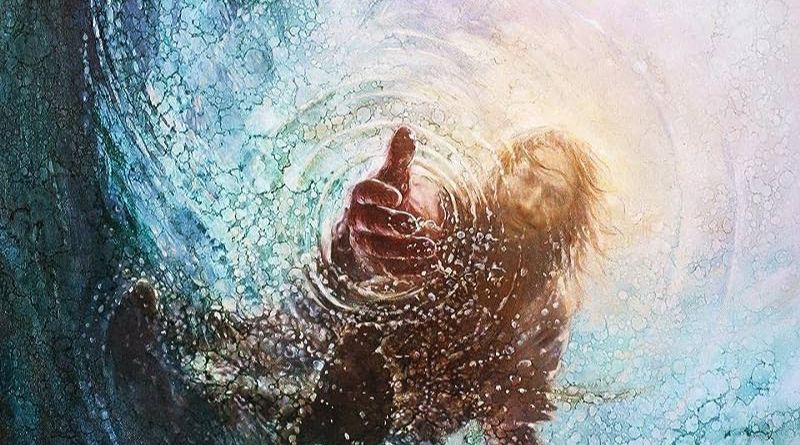 Jesus salva de las aguas