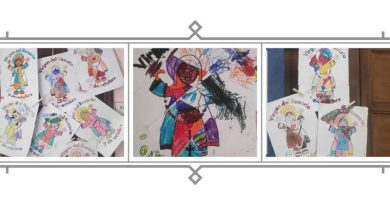 Virgen del Rosario niños