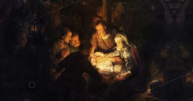 Nacimiento de Cristo. Rembrandt