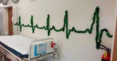 Decoración Navidad Hospital