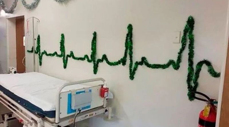 Decoración Navidad Hospital